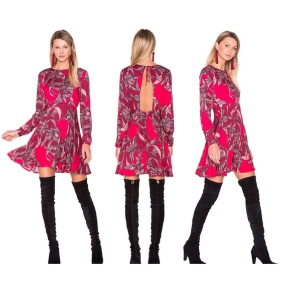 MINKPINK Femme Fatale Open Back Long Sleeve Dress - Picture 8 of 8